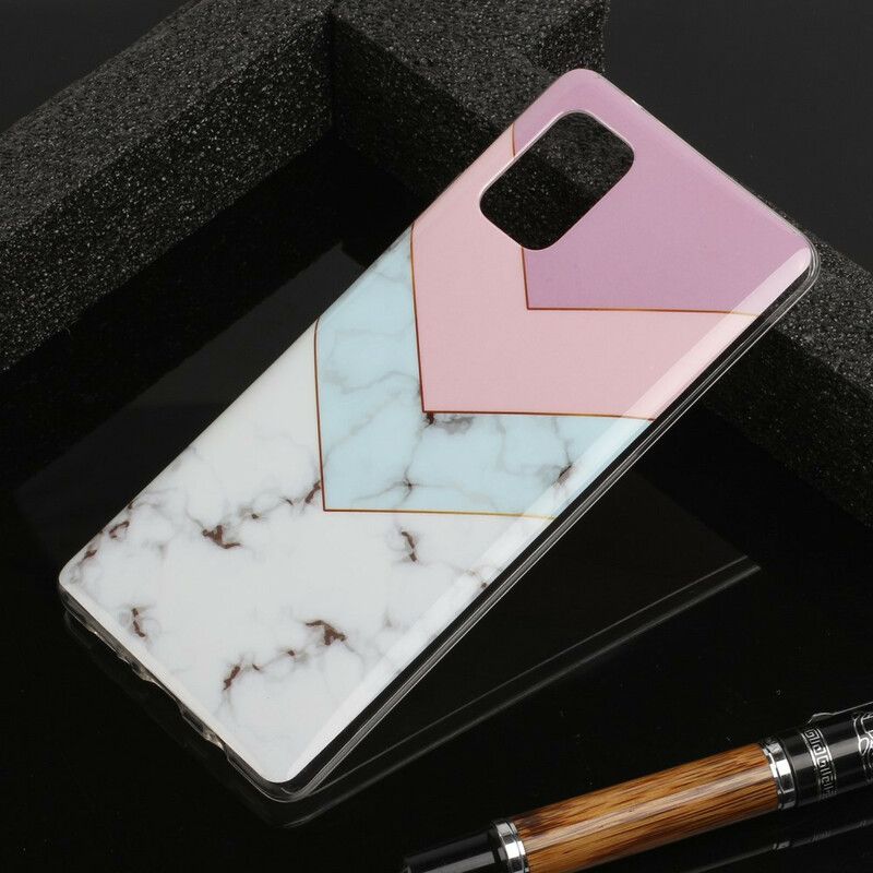 Cover Samsung Galaxy A51 5G Farverig Glamour Marmor