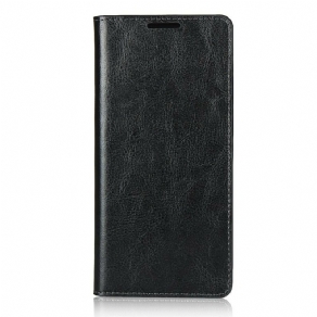 Cover Samsung Galaxy A51 5G Flip Cover Ægte Læder