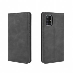 Cover Samsung Galaxy A51 5G Flip Cover Blødt Lædereffekt