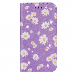 Cover Samsung Galaxy A51 5G Flip Cover Faux Læder Tusindfryd