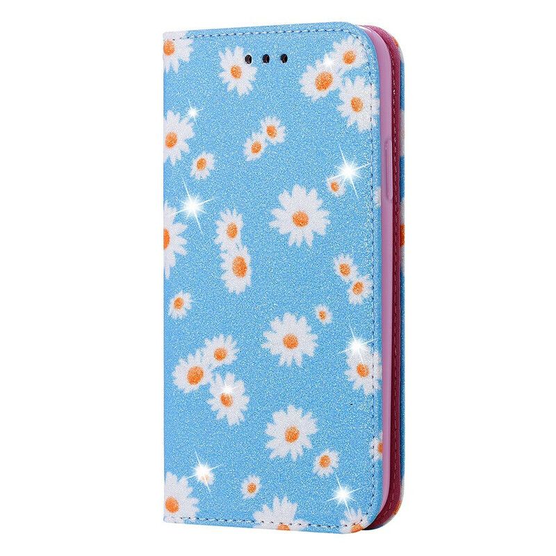 Cover Samsung Galaxy A51 5G Flip Cover Faux Læder Tusindfryd