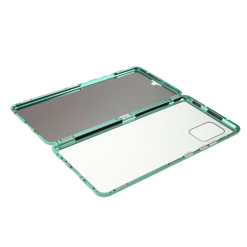 Cover Samsung Galaxy A51 5G Hærdet Glas Og Metal Foran Og Bagpå