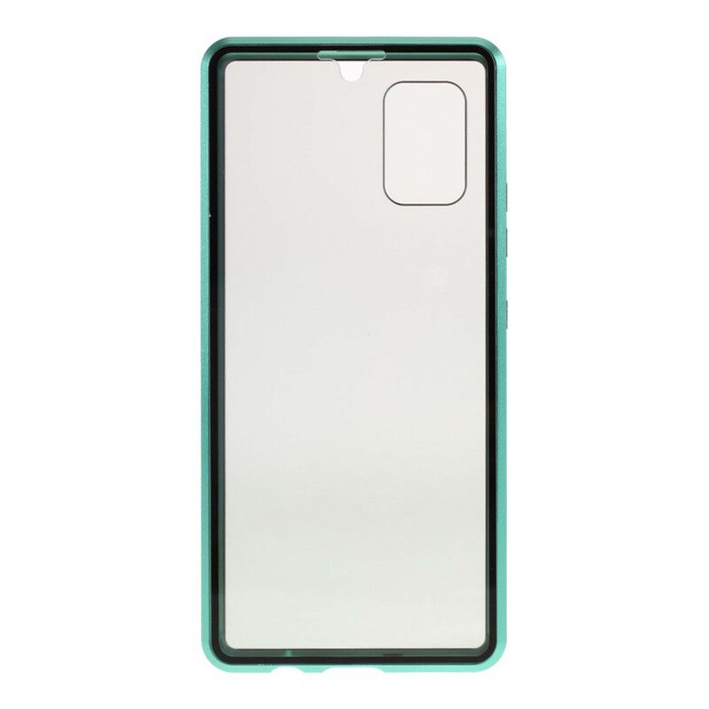 Cover Samsung Galaxy A51 5G Hærdet Glas Og Metal Foran Og Bagpå