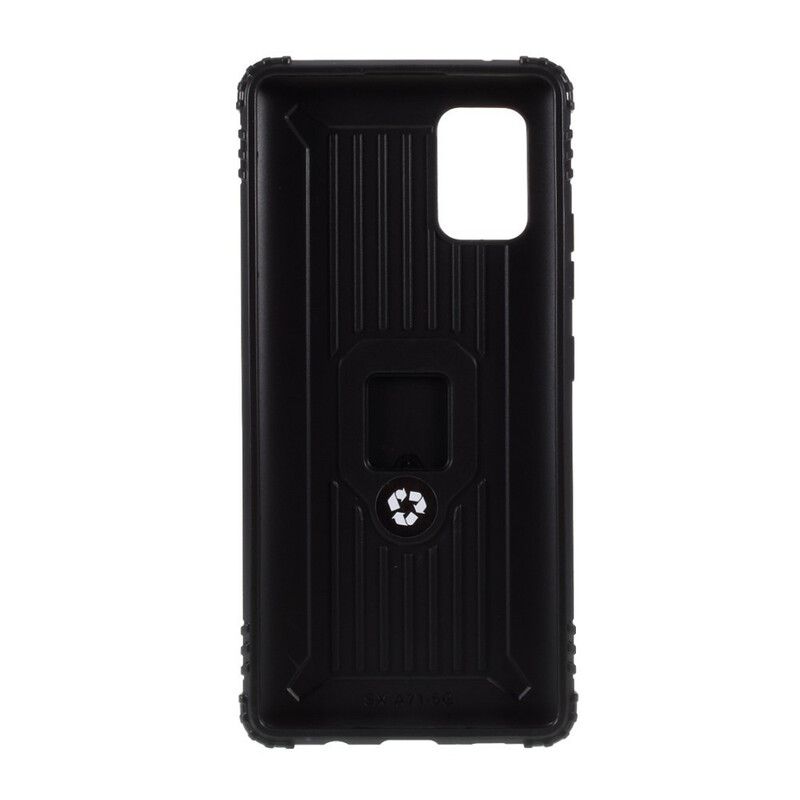 Cover Samsung Galaxy A51 5G Ring Og Kulfiber