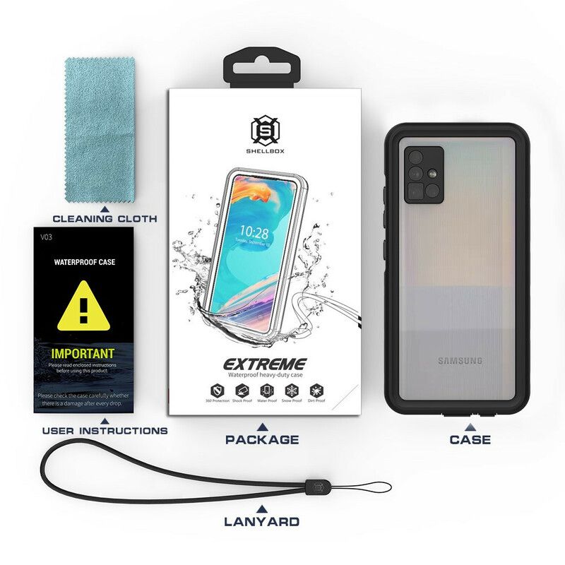 Cover Samsung Galaxy A51 5G Vandtæt Skalkasse