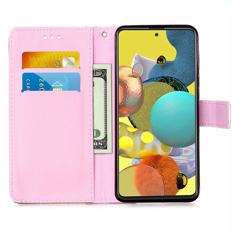 Flip Cover Samsung Galaxy A51 5G Panda Galaxy