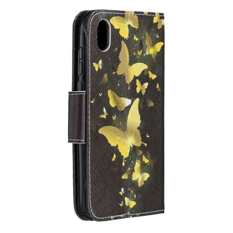 Flip Cover / Honor 8S Med Snor / Honor 8s Butterflies Kings Strap