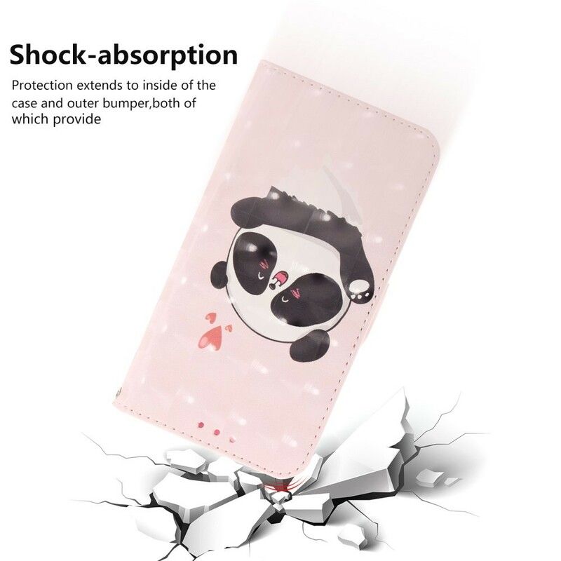 Flip Cover / Honor 8S Med Snor Thong Panda Love