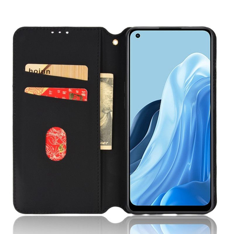 Cover Oppo Reno 7 Flip Cover 3d Cube Lædereffekt