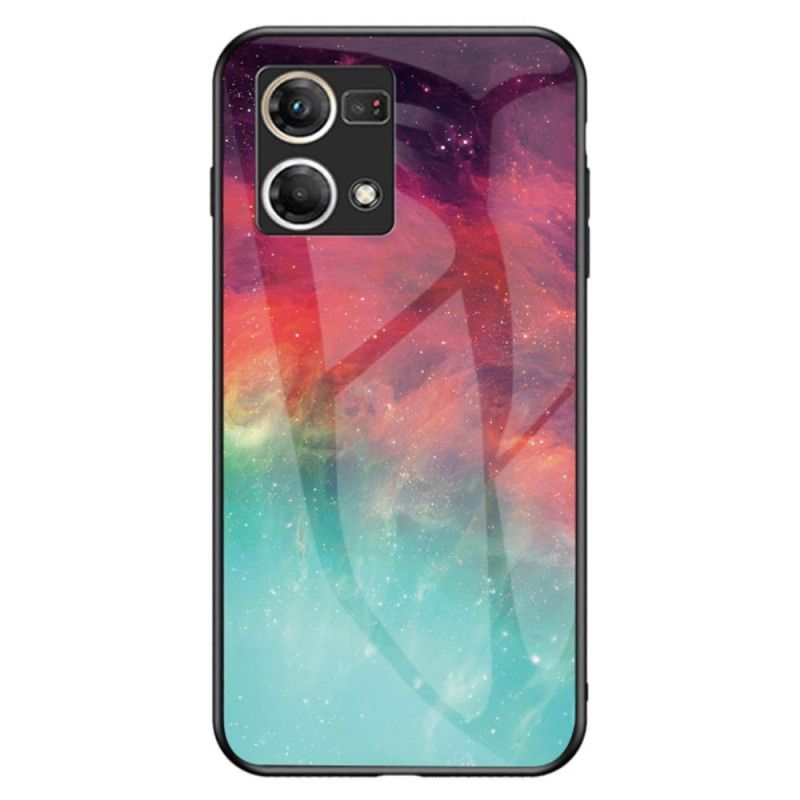 Cover Oppo Reno 7 Hærdet Glasmønster