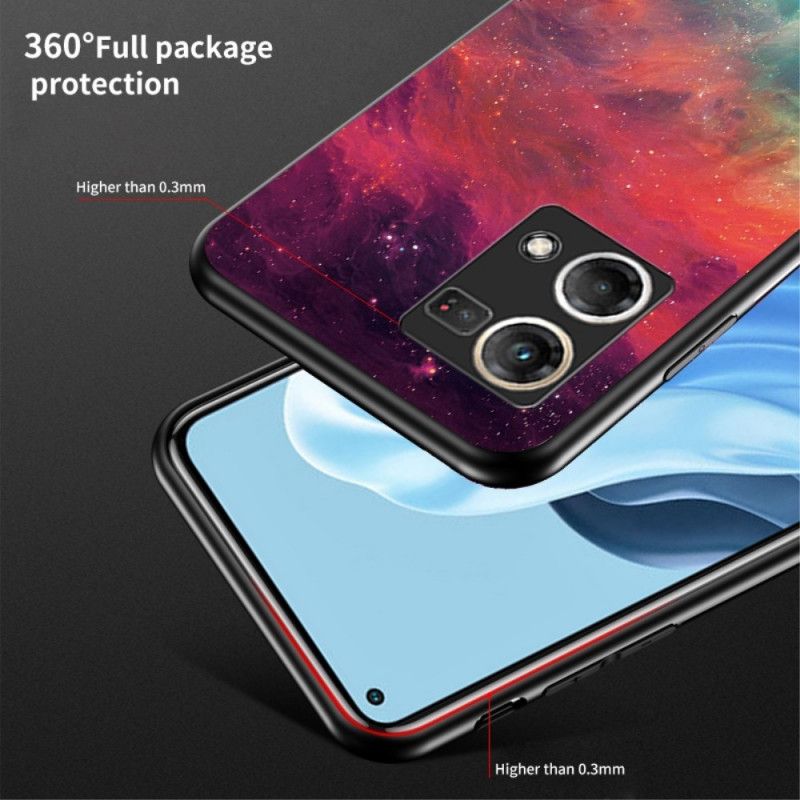 Cover Oppo Reno 7 Hærdet Glasmønster