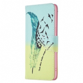 Flip Cover Oppo Reno 7 Fjer