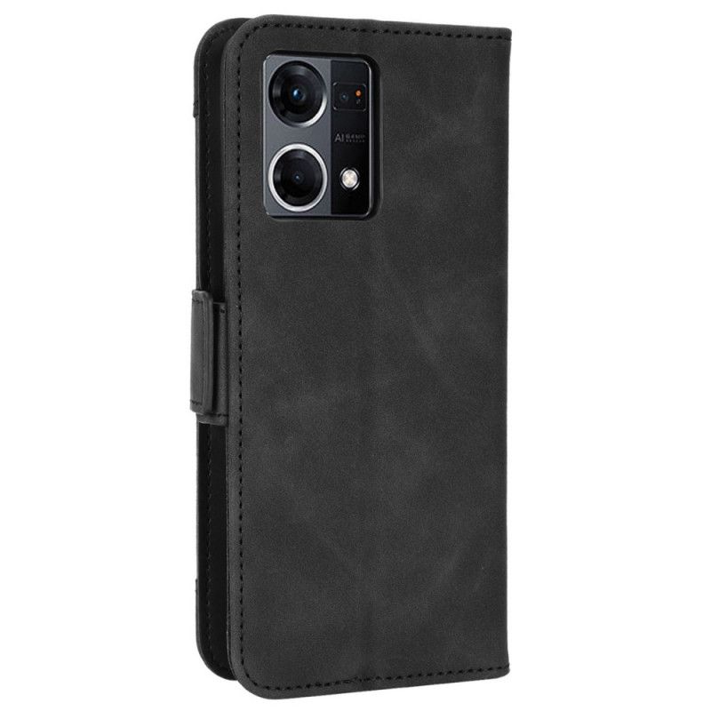 Flip Cover Oppo Reno 7 Førsteklasses Multikort