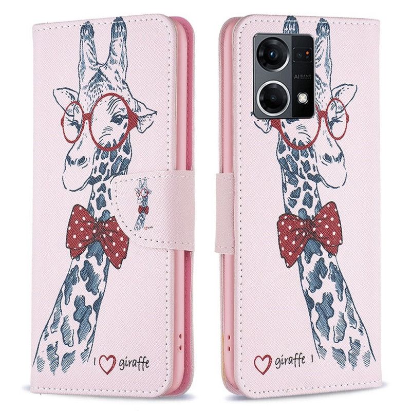 Flip Cover Oppo Reno 7 Intelli Giraf