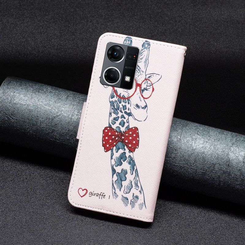 Flip Cover Oppo Reno 7 Intelli Giraf