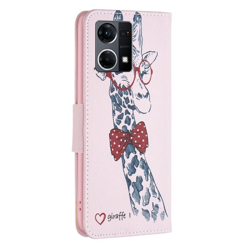 Flip Cover Oppo Reno 7 Intelli Giraf