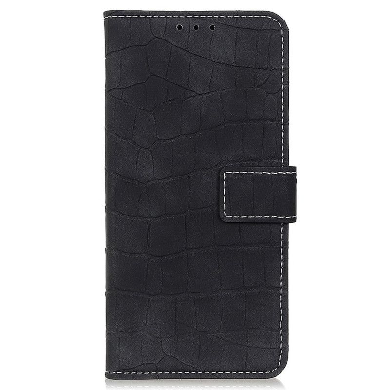 Flip Cover Oppo Reno 7 Krokodillehudstil