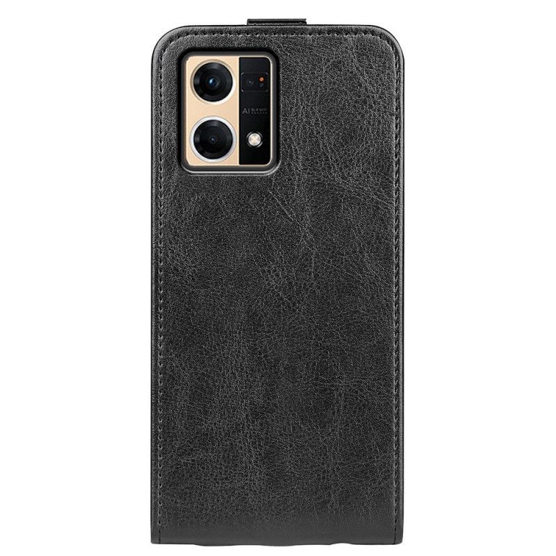 Flip Cover Oppo Reno 7 Læder Cover Lodret Klap