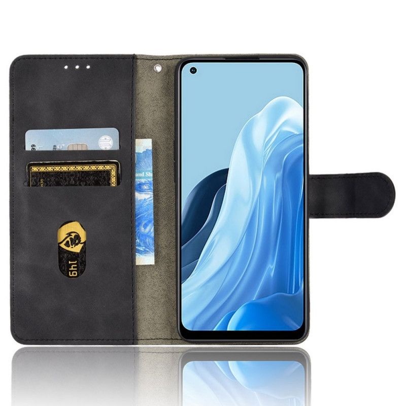 Læder Cover Oppo Reno 7 Med Snor Skin-touch-strop