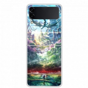 Cover Samsung Galaxy Z Flip 3 5G Flip Cover Drage