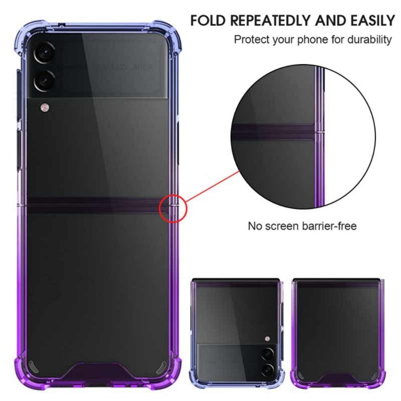 Cover Samsung Galaxy Z Flip 3 5G Flip Cover Gradient Farve