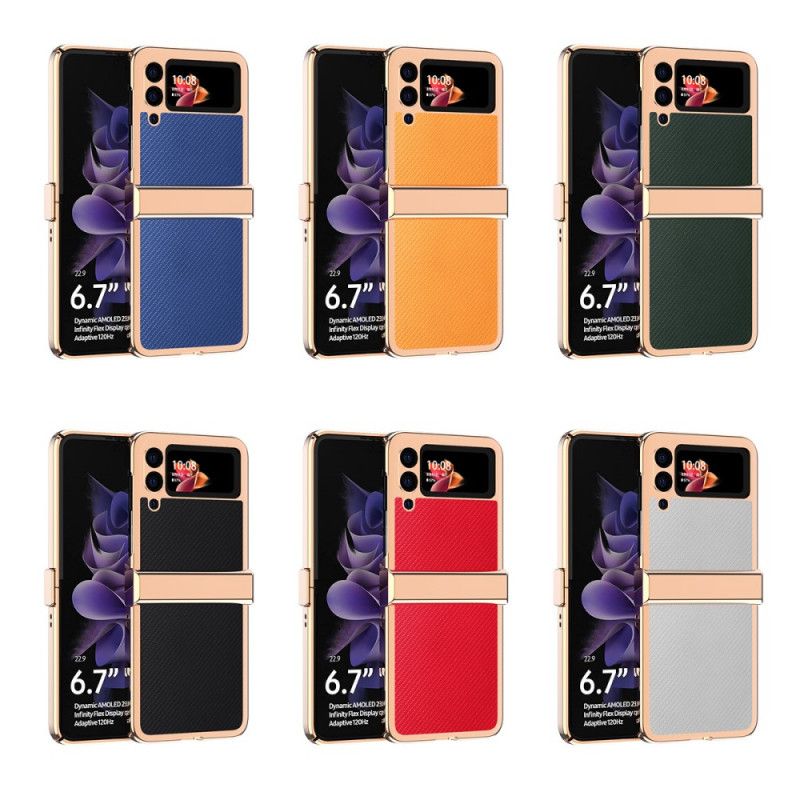 Cover Samsung Galaxy Z Flip 3 5G Flip Cover Kulfiber 3 Stk