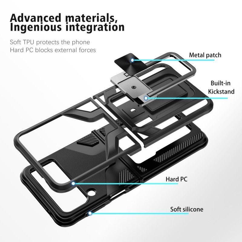 Cover Samsung Galaxy Z Flip 3 5G Flip Cover Premium Ring