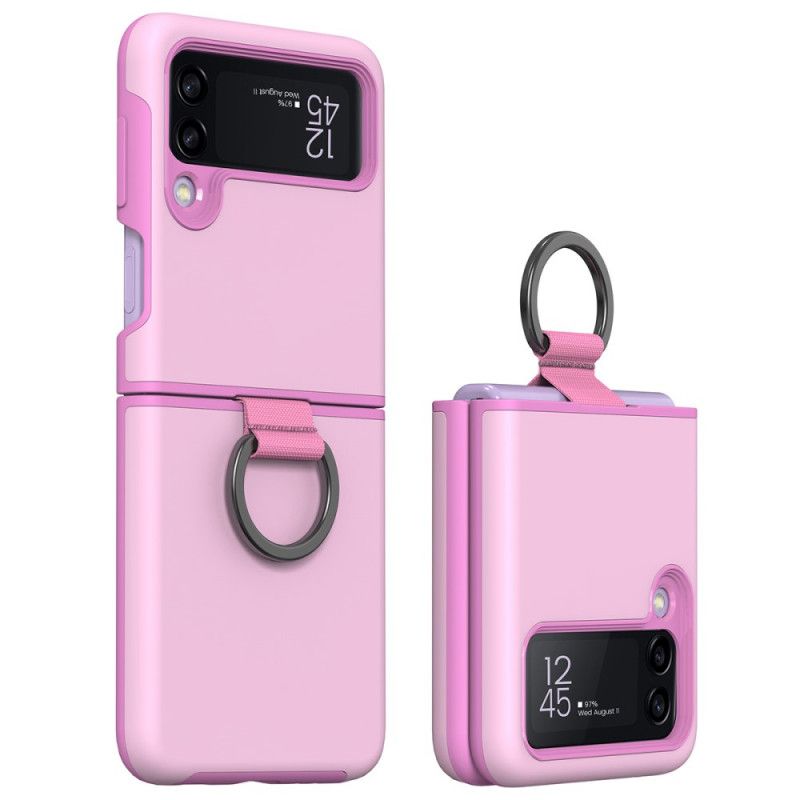 Cover Samsung Galaxy Z Flip 3 5G Flip Cover Ring-support Design Gkk