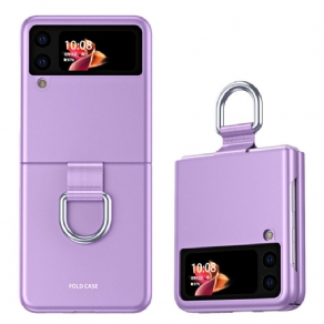 Cover Samsung Galaxy Z Flip 3 5G Flip Cover Skin-touch Med Ring