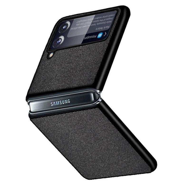 Cover Samsung Galaxy Z Flip 3 5G Flip Cover Teksturstof