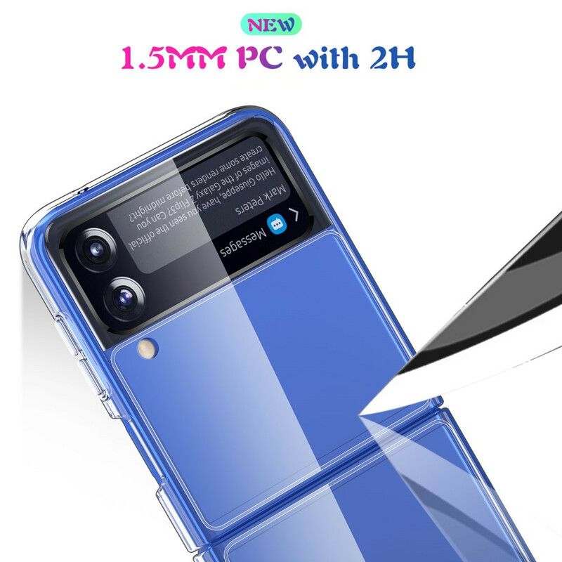 Cover Samsung Galaxy Z Flip 3 5G Flip Cover Transparent