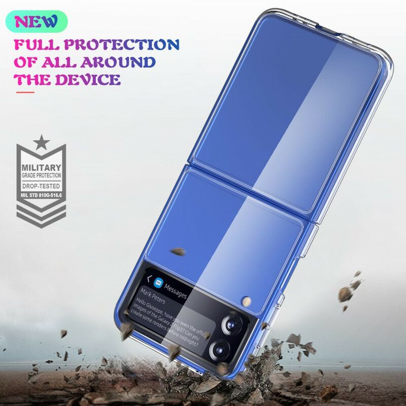 Cover Samsung Galaxy Z Flip 3 5G Flip Cover Transparent