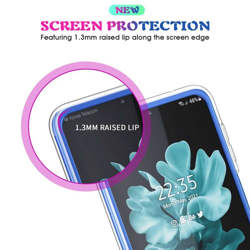 Cover Samsung Galaxy Z Flip 3 5G Flip Cover Transparent