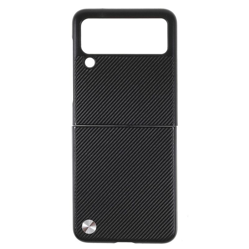 Cover Samsung Galaxy Z Flip 3 5G Flip Cover X-level Carbon Fiber