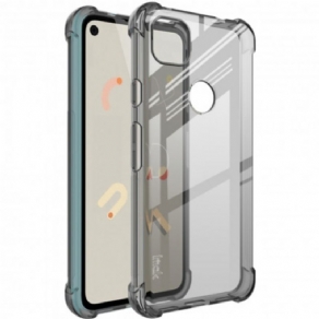 Cover Google Pixel 4a Transparent Silkeblød Imak