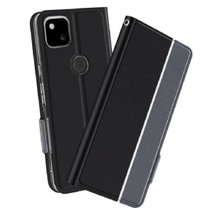 Flip Cover Google Pixel 4a Bicolor Baiyu-serien