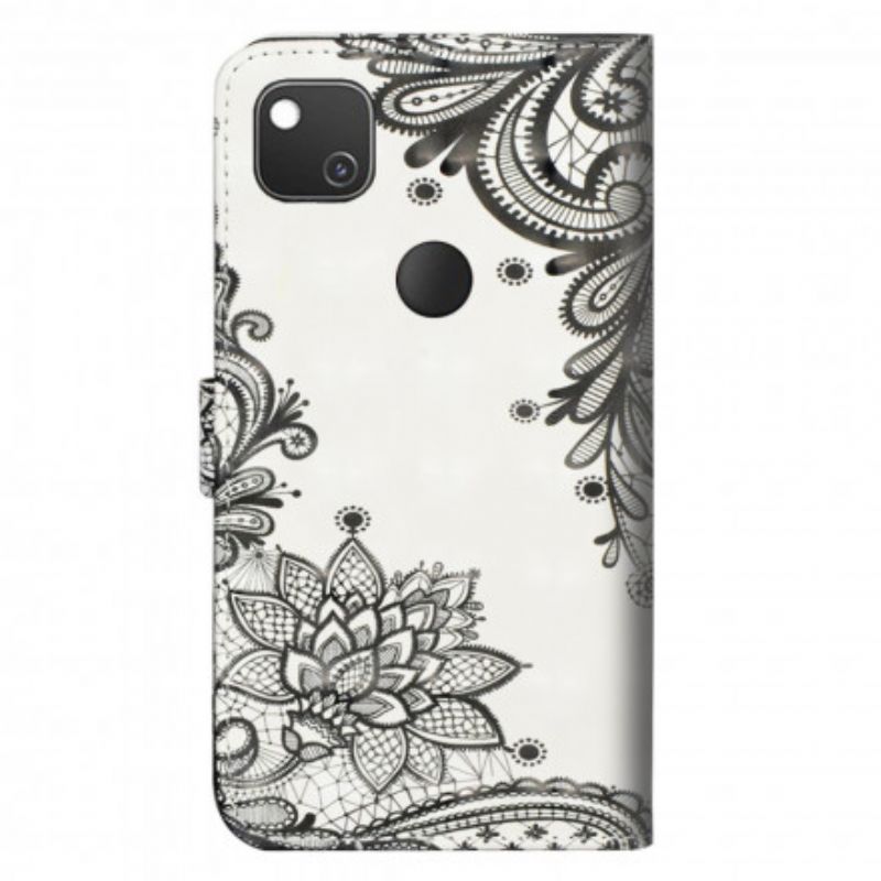 Flip Cover Google Pixel 4a Lace Mandala