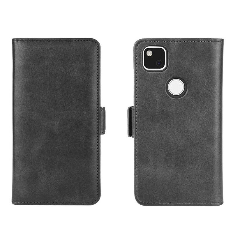 Flip Cover Google Pixel 4a Læder Cover Dobbeltklap