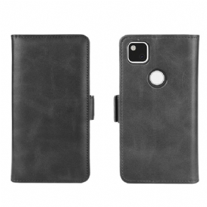 Flip Cover Google Pixel 4a Læder Cover Dobbeltklap