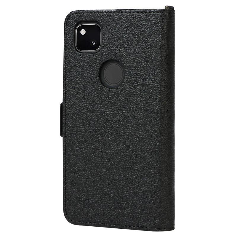 Flip Cover Google Pixel 4a Med Snor Thonghjerte