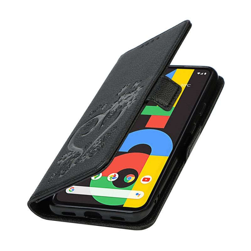 Flip Cover Google Pixel 4a Med Snor Thonghjerte