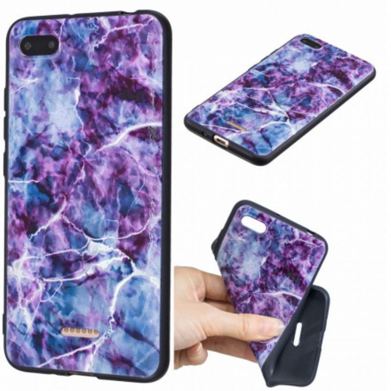 Cover Xiaomi Redmi 6A Lilla Marmor