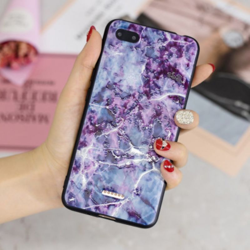 Cover Xiaomi Redmi 6A Lilla Marmor