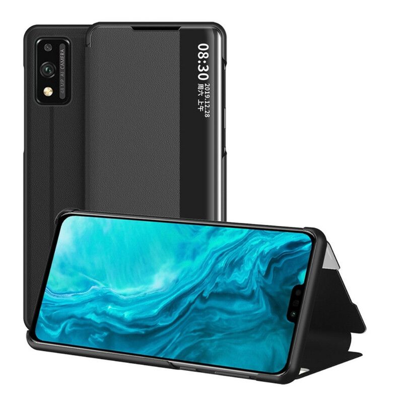 Cover Honor 9X Lite Imiteret Lædertekstur