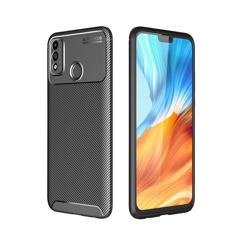 Cover Honor 9X Lite Kulfiberteksturslange