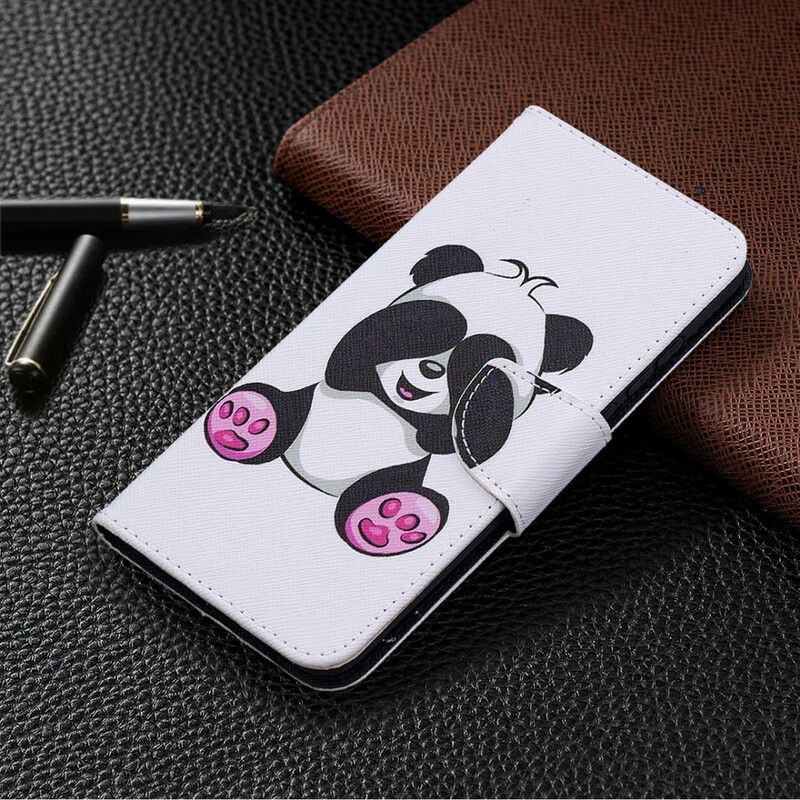 Flip Cover Honor 9X Lite Panda Sjov