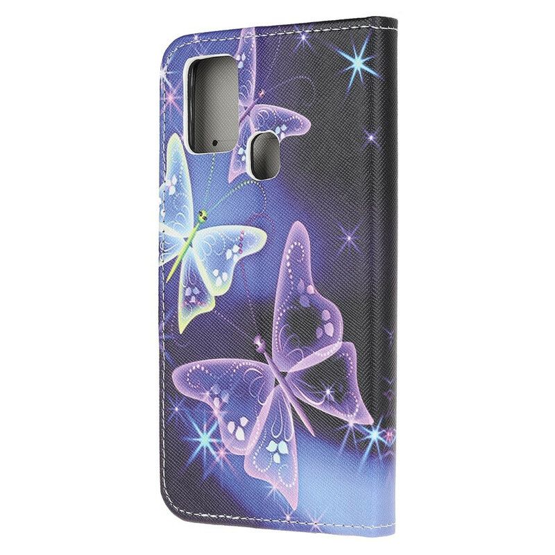 Flip Cover Honor 9X Lite Sommerfugle