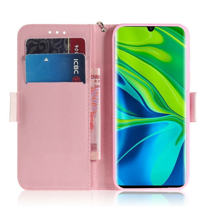 Flip Cover Xiaomi Mi 10 / 10 Pro Med Snor Stroppumpe