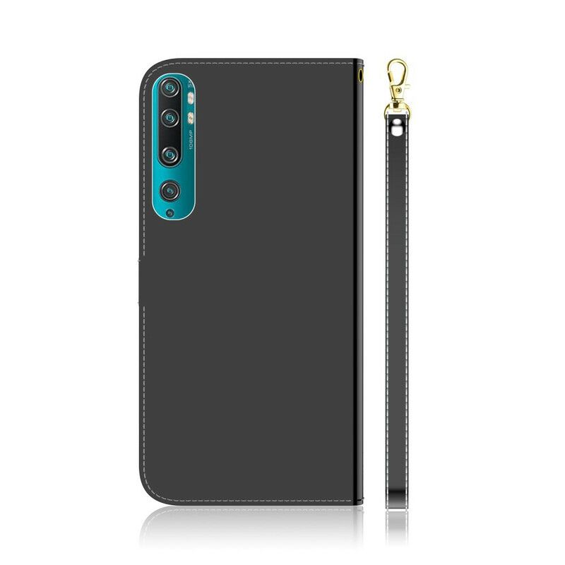 Flip Cover Xiaomi Mi 10 / 10 Pro Spejlcover I Imiteret Læder