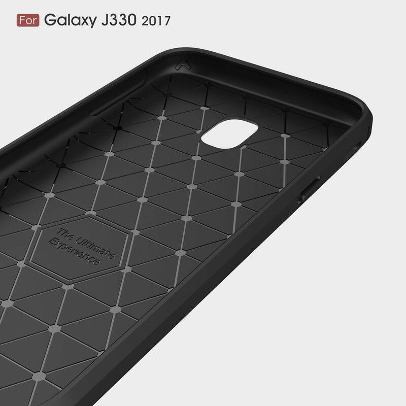 Cover Samsung Galaxy J3 2017 Børstet Kulfiber